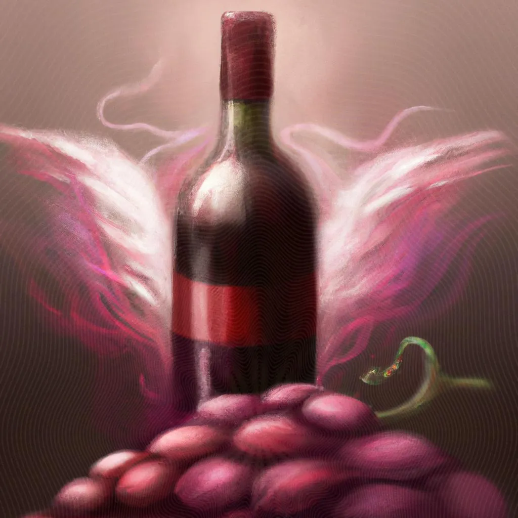uma composição expressionista de espirito de vinho