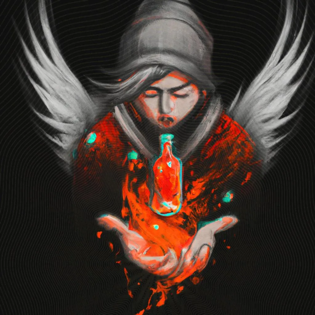 Espírito que faz beber: o mistério por trás dessa conexão 4 uma ilustração gráfica de espirito que faz a pessoa beber