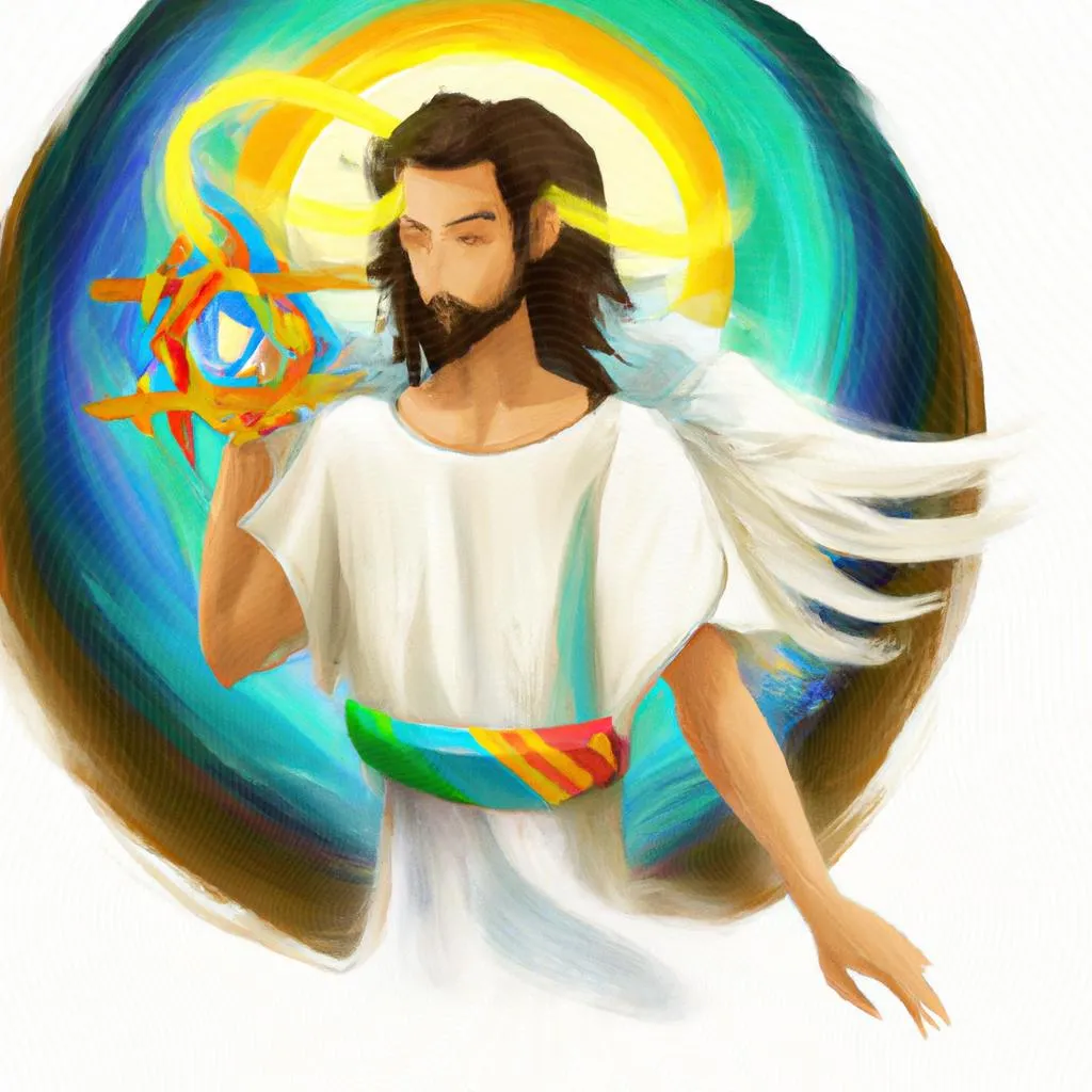uma gravura sobre espirito santo batizado png