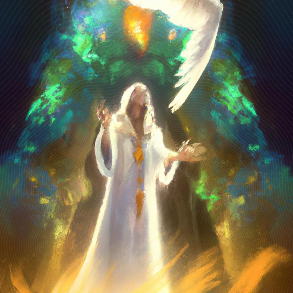 uma ilustração gráfica de espirito santo ensina