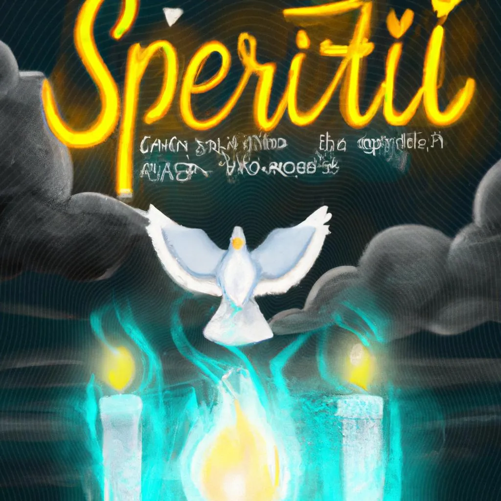 Desperte sua alma com as melhores frases espirituais do Espírito Santo 2 um contorno artístico de espirito santo frases