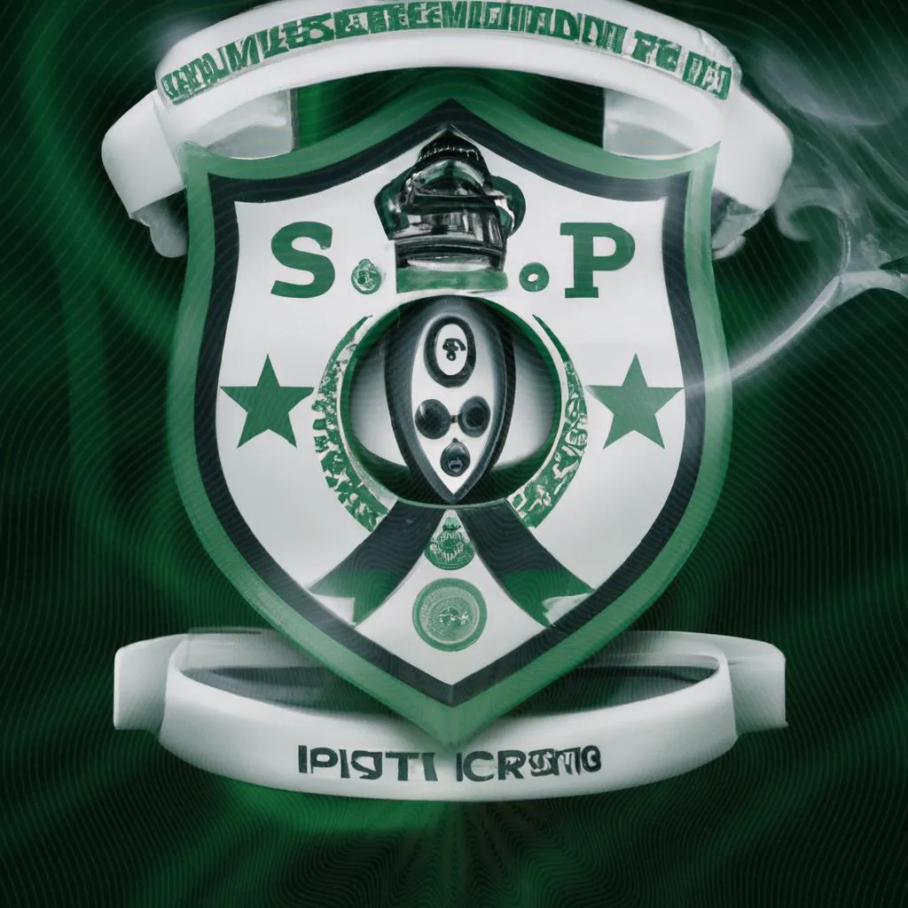 uma composição gráfica de espirito santo futebol clube