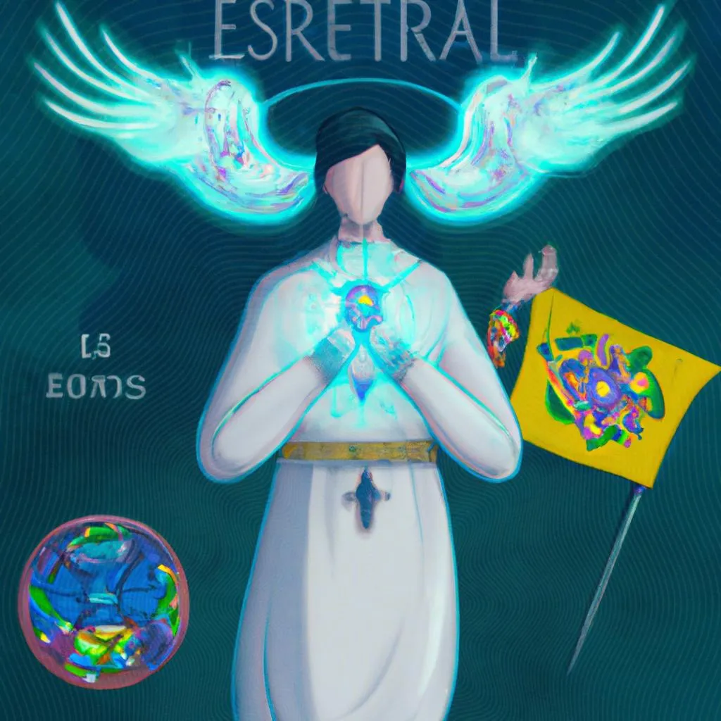 uma impressão artística de espirito santo mensagem