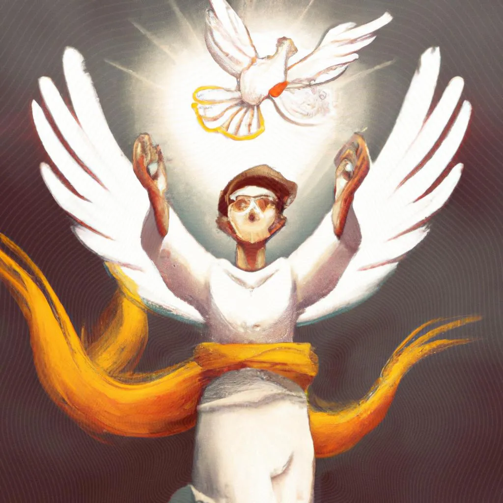 Oração Católica ao Espírito Santo: Significados e Mistérios Sagrados. 2 uma arte abstrata sobre espirito santo oração catolica