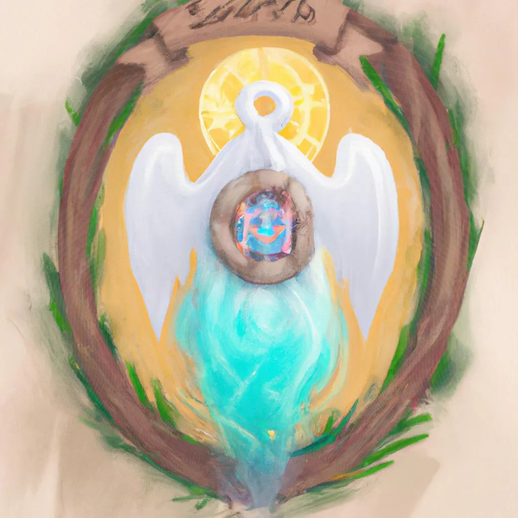 uma ilustração de espirito santo para porta de entrada