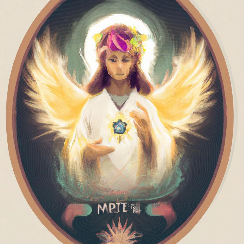 uma figura desenhada de espirito santo para porta de entrada