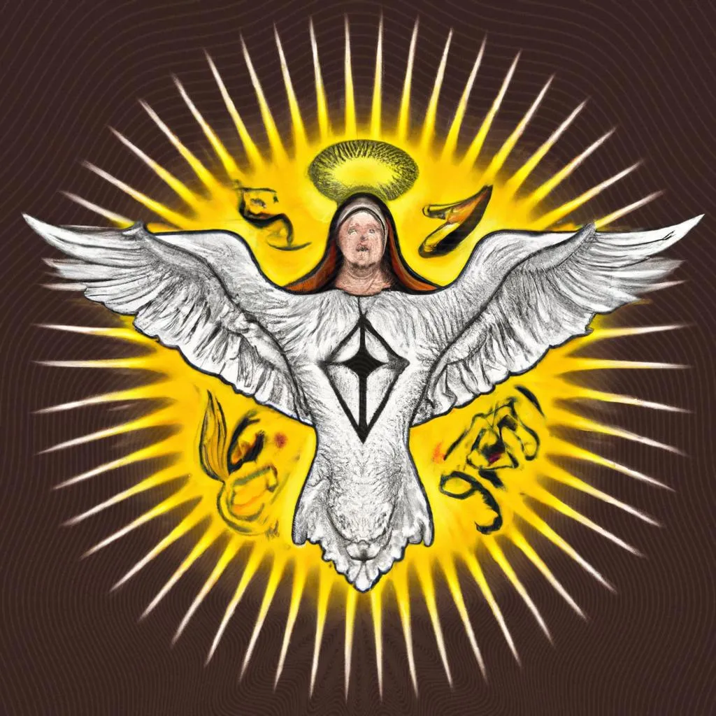 um mural artístico de espirito santo tatuagem