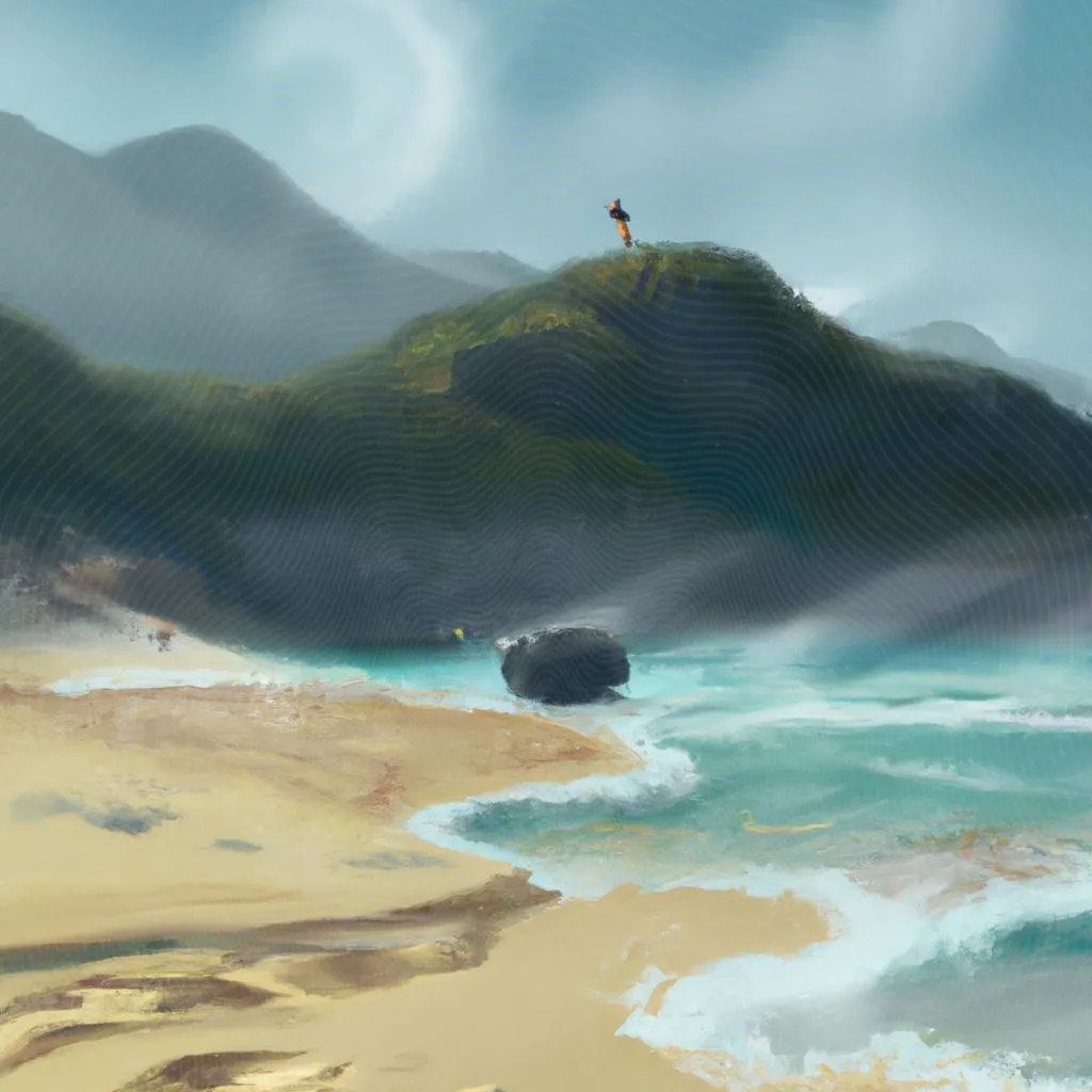 Explorando o Mistério: Espírito Santo, a Terra dos Encantos Praianos 2 uma representação visual de espirito santo tem praia
