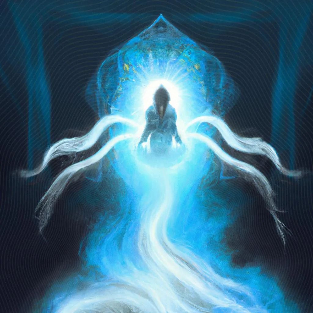 uma arte gráfica sobre espirito significado