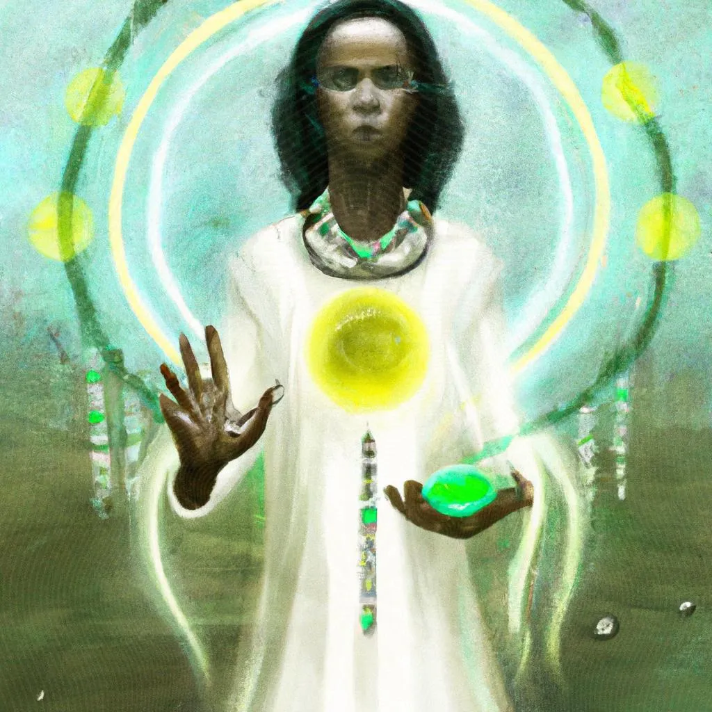 Explorando o Mistério dos Espíritos da Umbanda 2 uma imagem digital de espiritos da umbanda