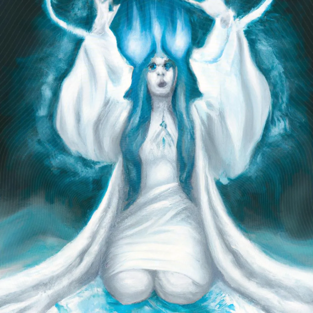 uma arte gráfica sobre espiritos sedutores e doutrinas