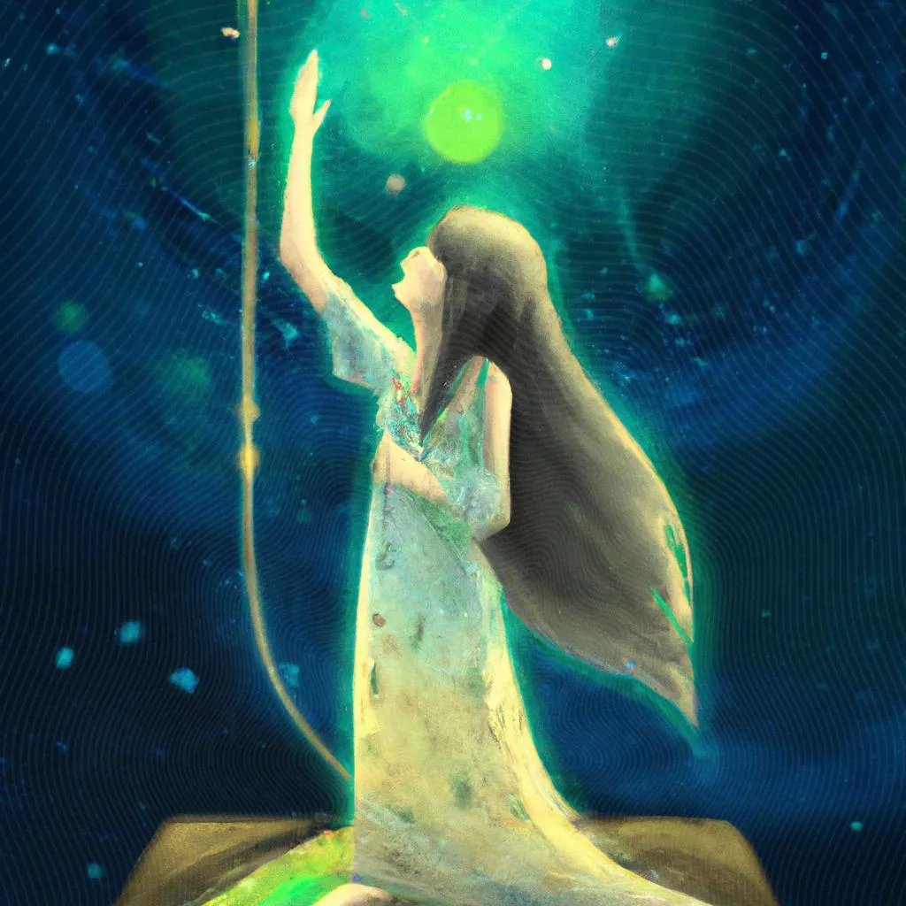 uma obra de arte ilustrativa de evelyn freire conhecendo o espiritismo