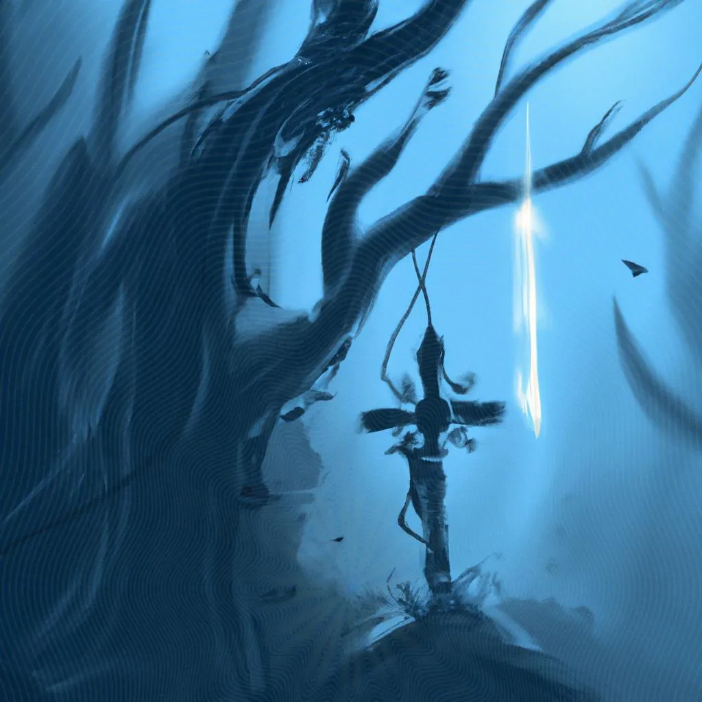 um desenho técnico sobre experiência de quase morte espiritismo