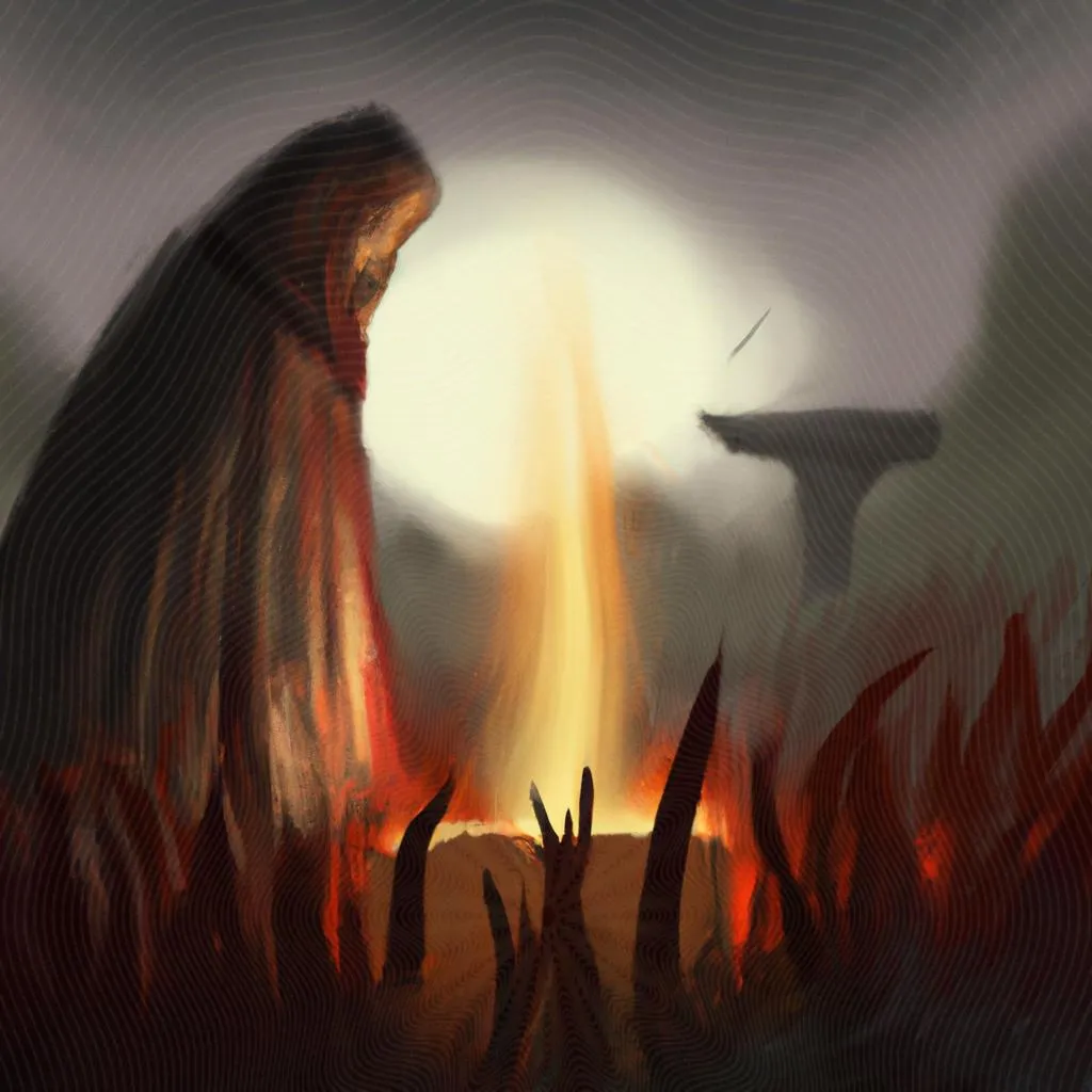 um retrato esboçado de experiência de quase morte espiritismo