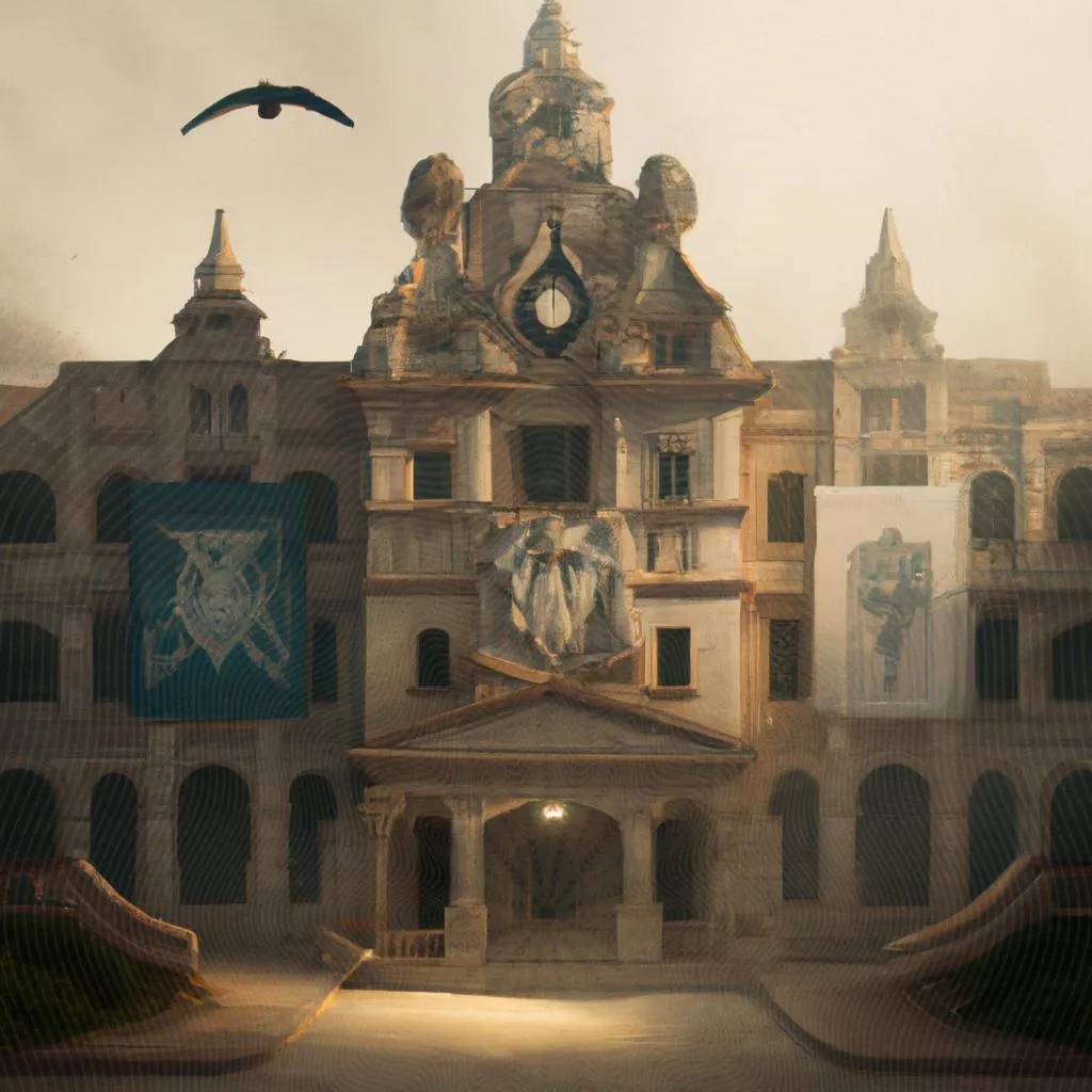 uma vista panorâmica ilustrada de faculdade de medicina espirito santo