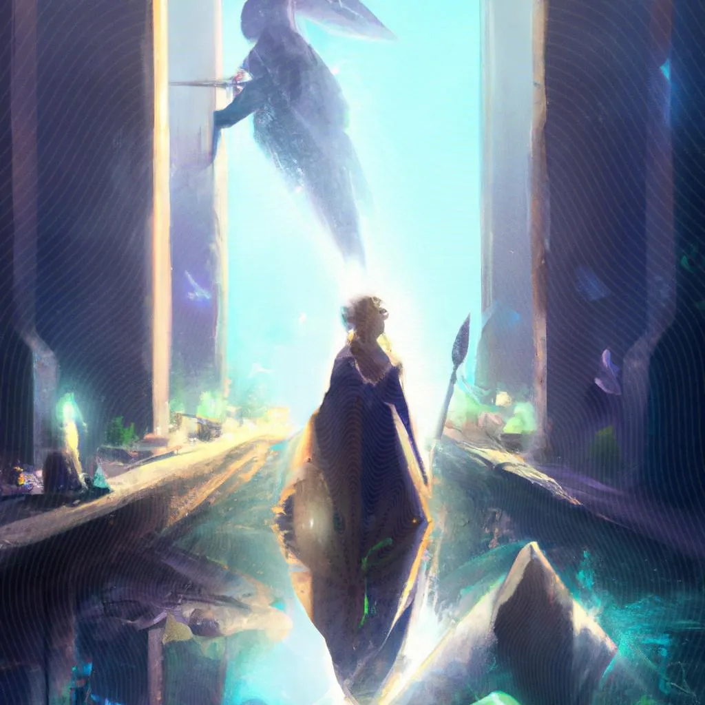 uma pintura figurativa de faculdade espirita
