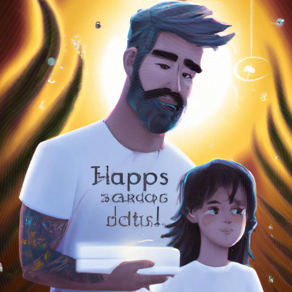 uma gravura sobre feliz dia dos pais espiritismo
