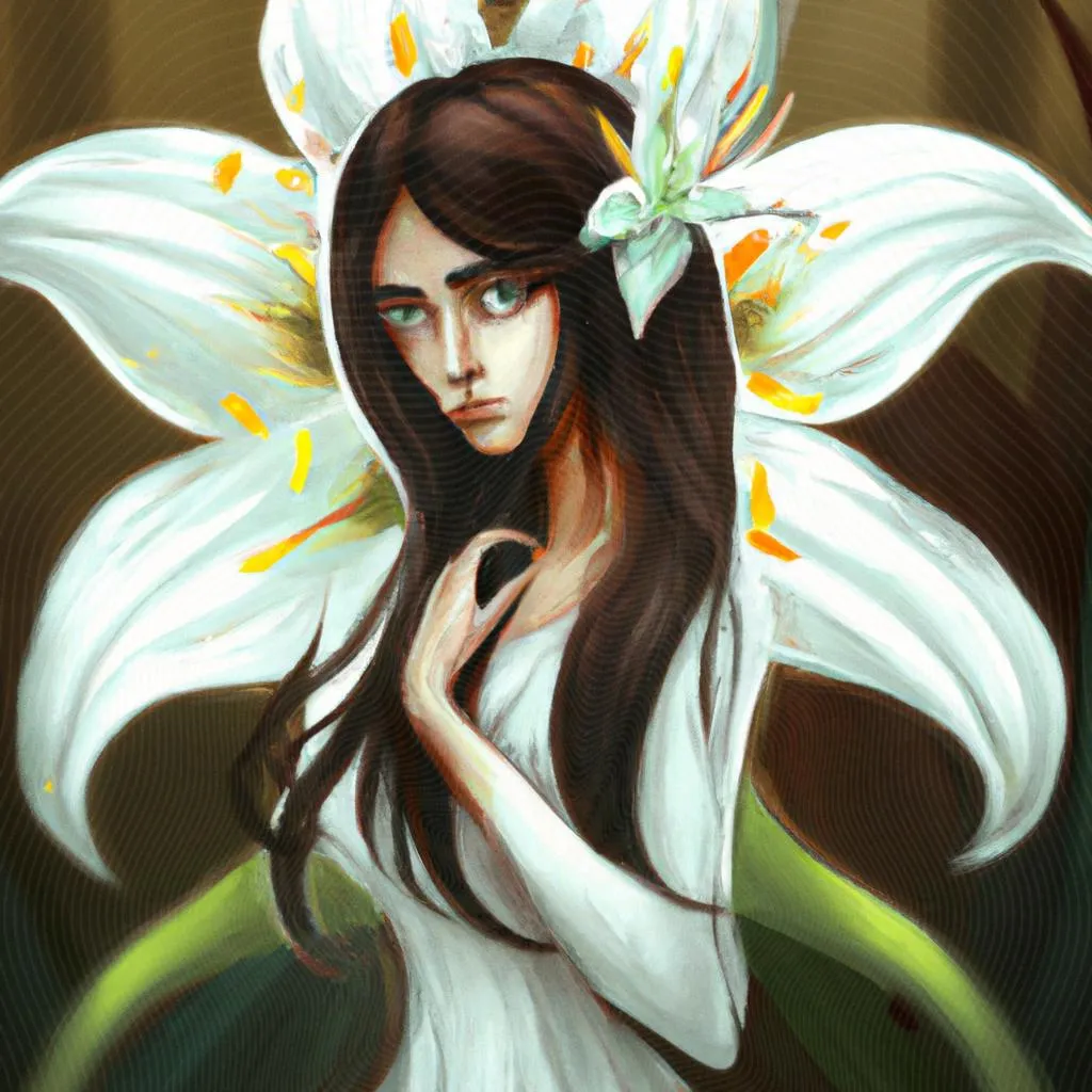 Flor Espírito Santo: O Simbolismo Místico e a Magia da Natureza 3 um desenho artístico sobre flor espirito santo