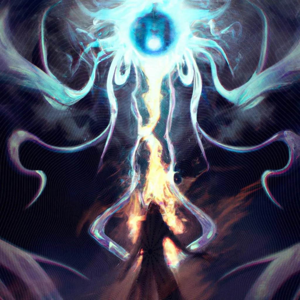 um retrato visual de foto kirlian espiritismo