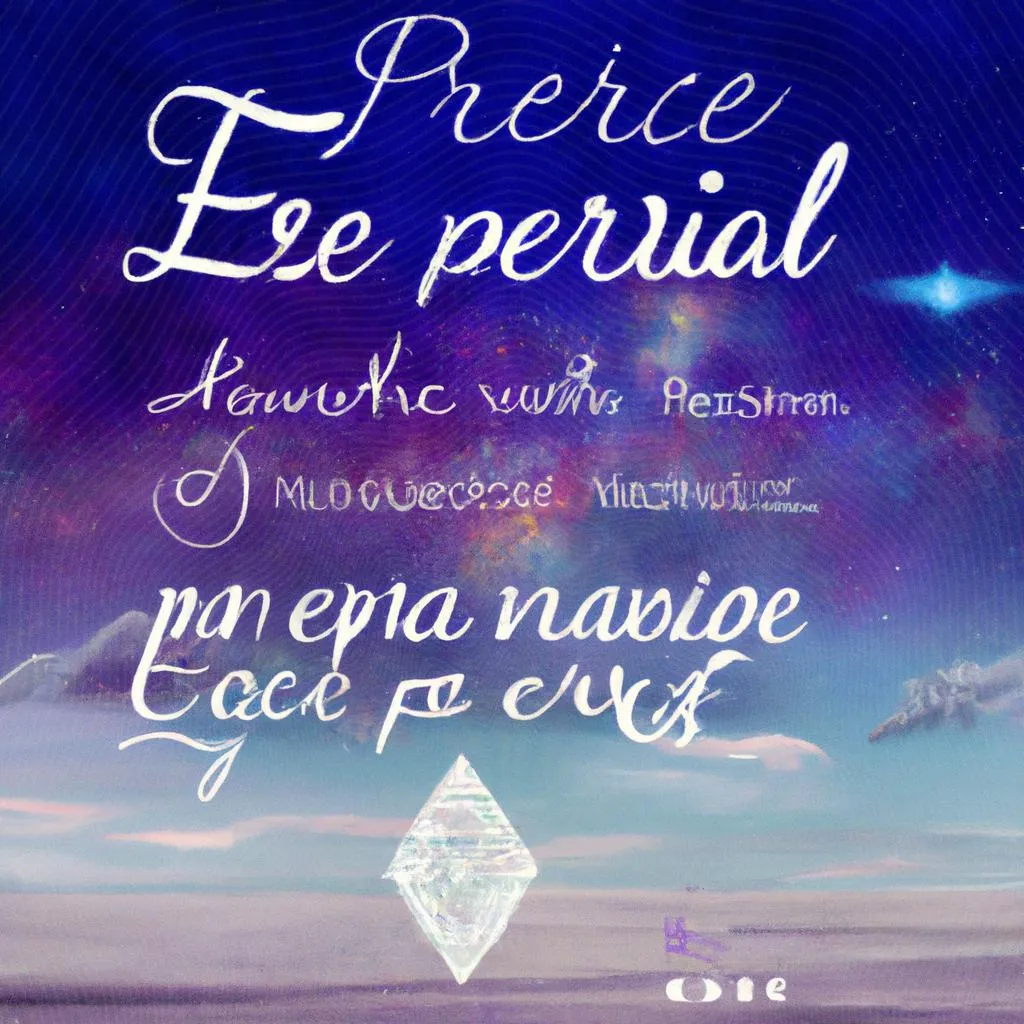 Frases de Paz de Espírito: Descubra o Poder da Serenidade. 2 um esquema ilustrado de frases de paz de espirito