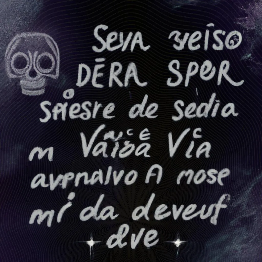 Frases Espiritas sobre a Morte: Reflexões para uma Vida Plena 2 um retrato esboçado de frases espiritas sobre a morte