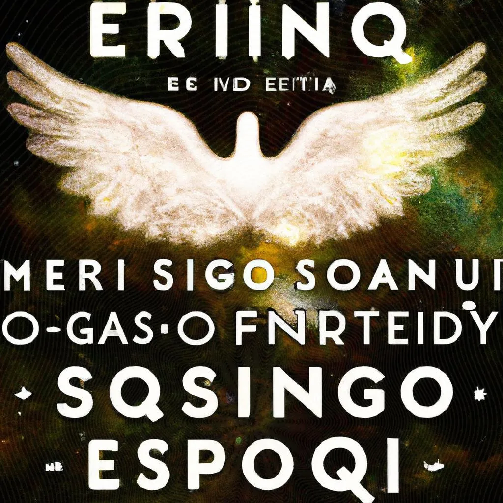 uma impressão artística de frases sobre o espirito santo