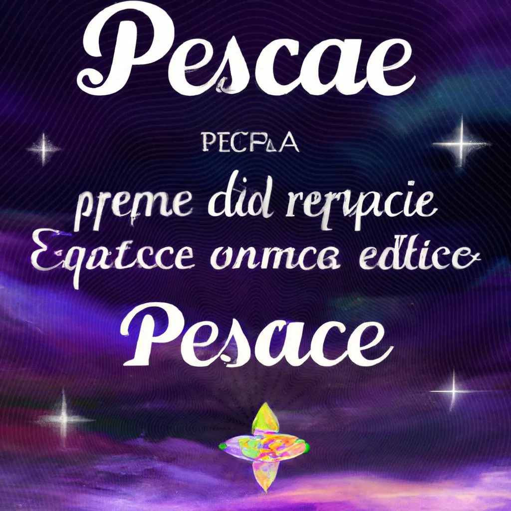Frases poderosas para encontrar a paz de espírito: inspire-se agora! 3 uma imagem impressionista de frases sobre paz de espirito