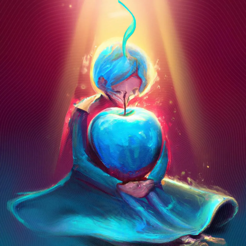 Alegria: Descubra como cultivar o fruto do espírito em sua vida 3 uma arte abstrata sobre fruto do espirito alegria