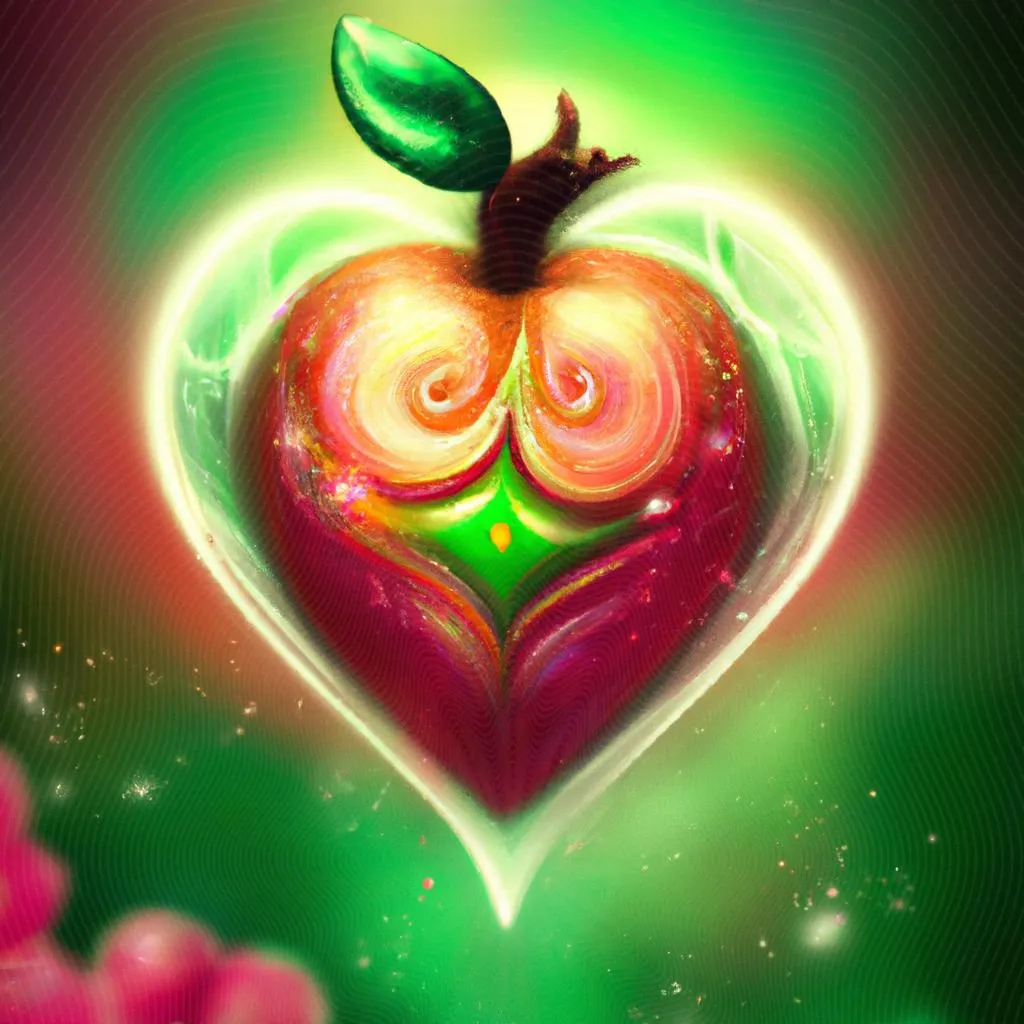 uma cena ilustrada de fruto do espirito amor