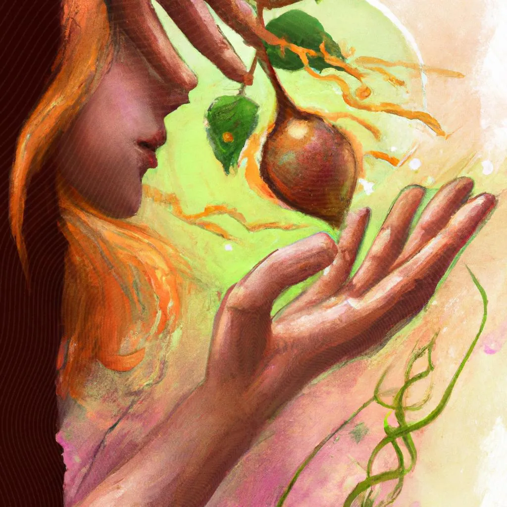 um desenho artístico sobre frutos do espirito amabilidade