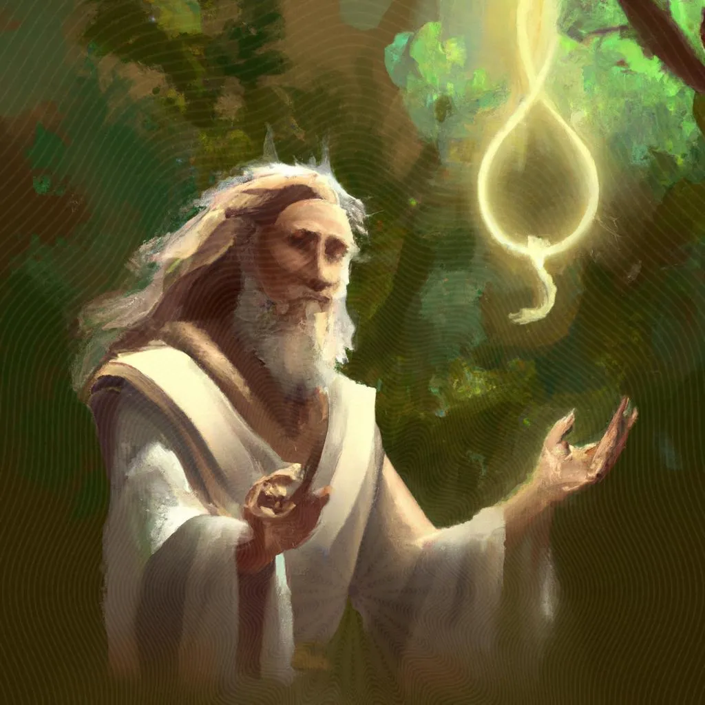 uma figura artística de fundador do espiritismo