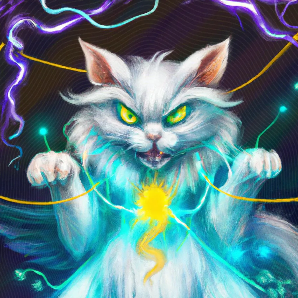 gato agitado espiritismo