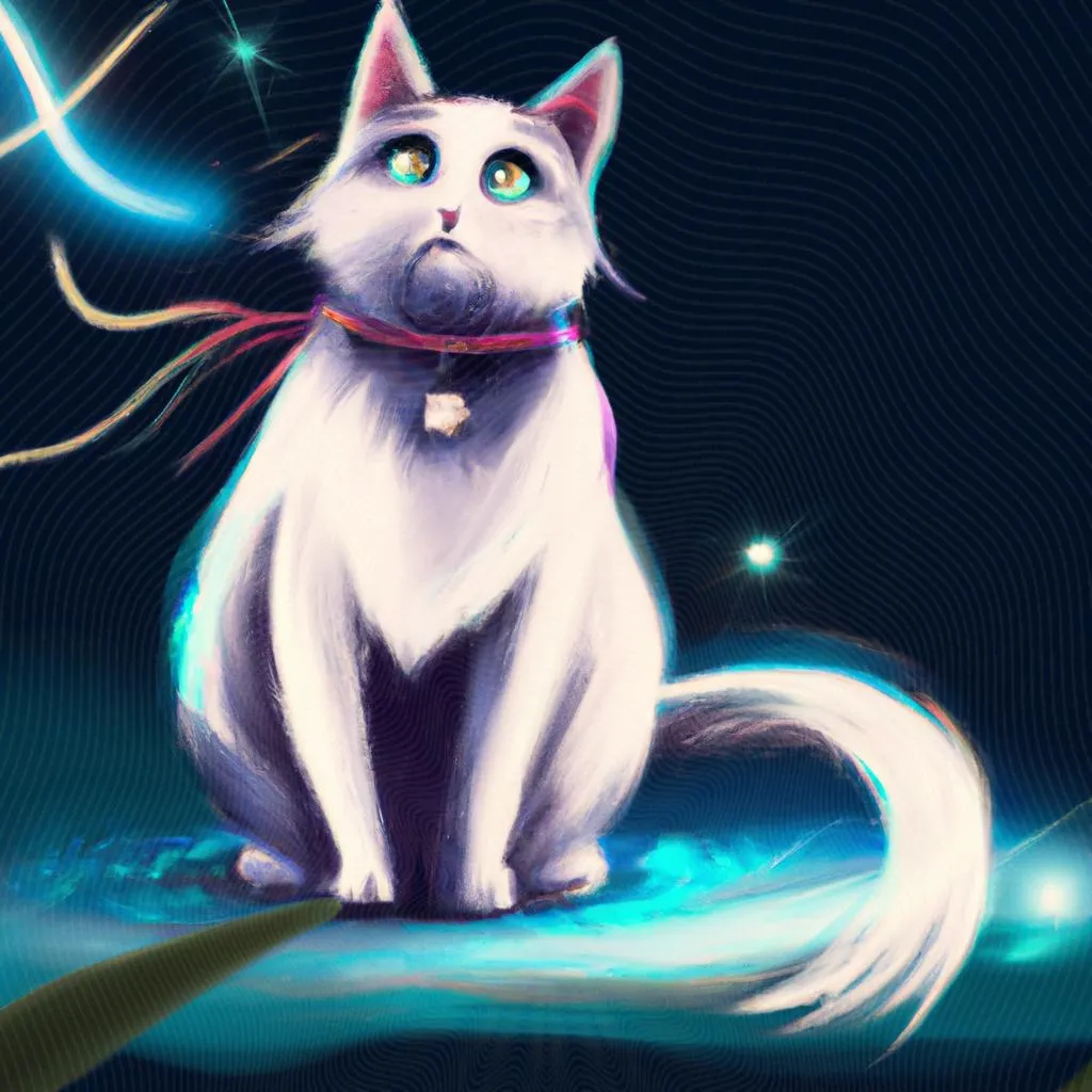 imagem desenhada gatos tem espirito