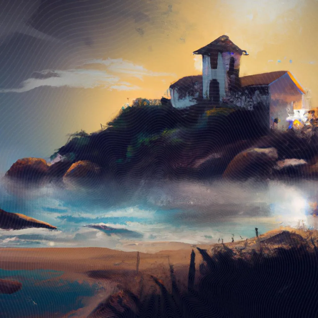 um desenho artístico sobre guarapari espirito santo