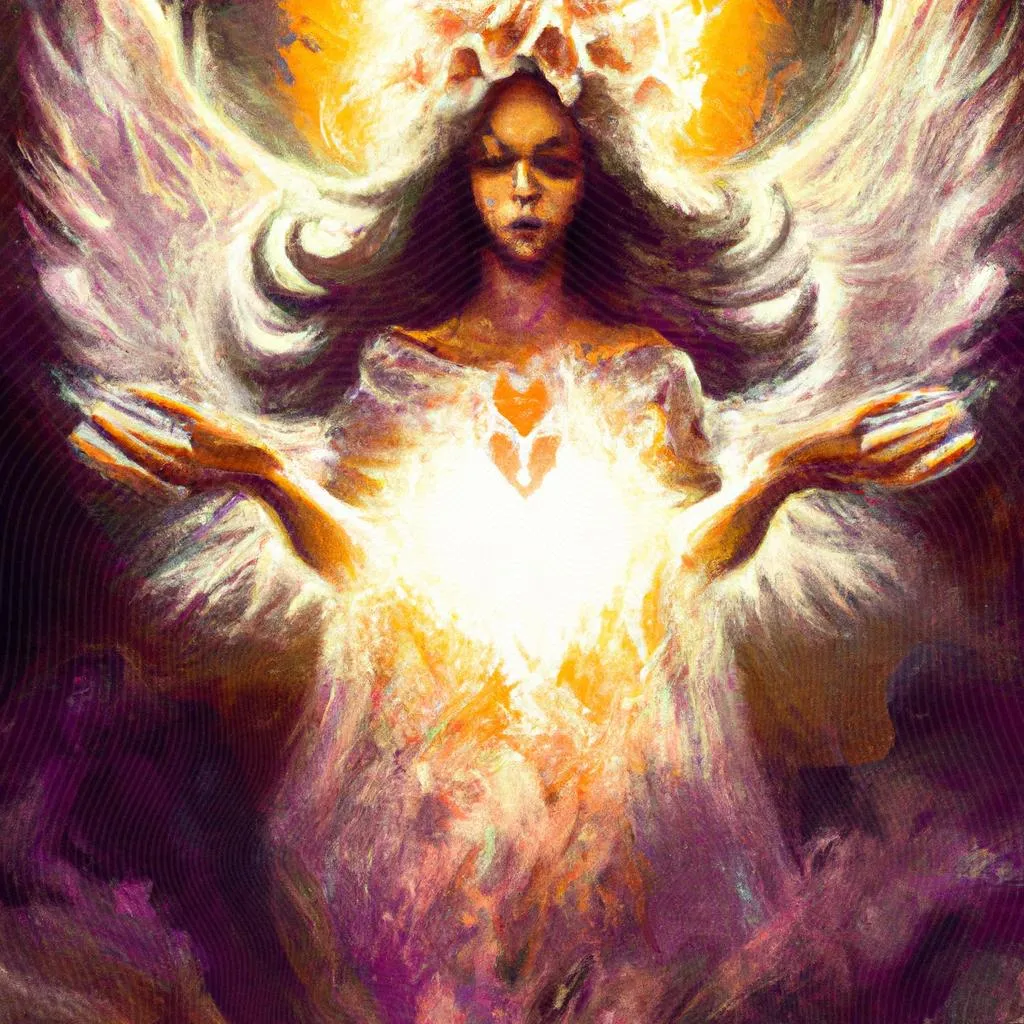 um desenho artístico sobre hino santo espirito