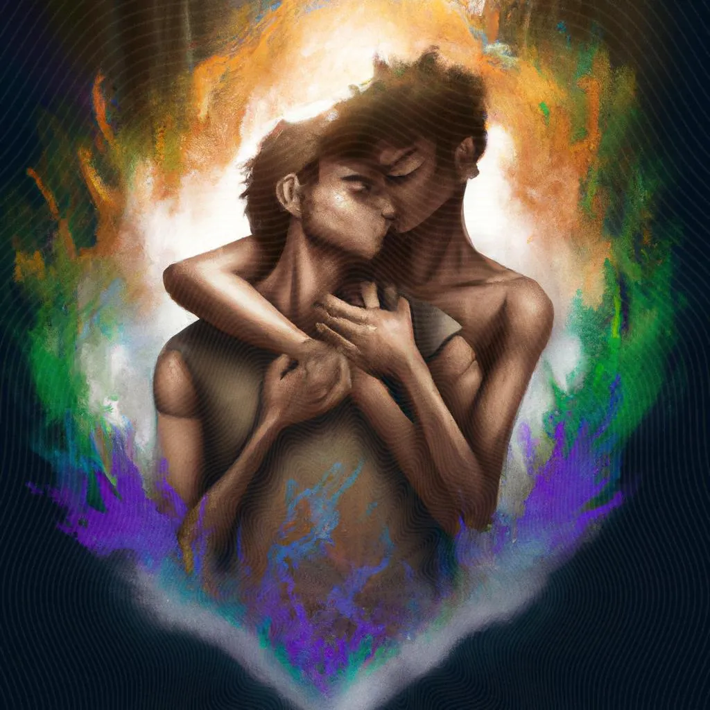 Homossexualidade e Espiritismo: Entenda a Conexão! 2 uma imagem estilizada de homossexualidade e espiritismo