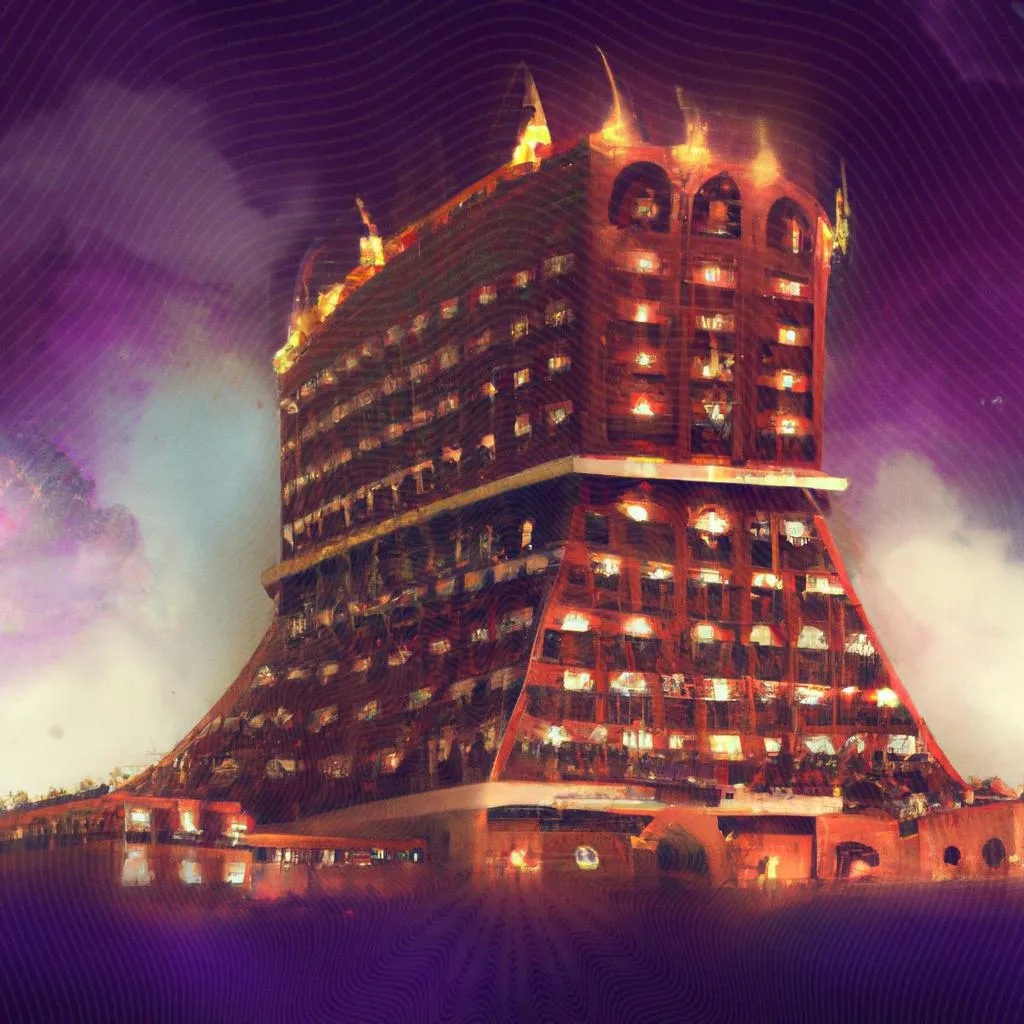 uma figura desenhada de hotel 5 estrelas espirito santo