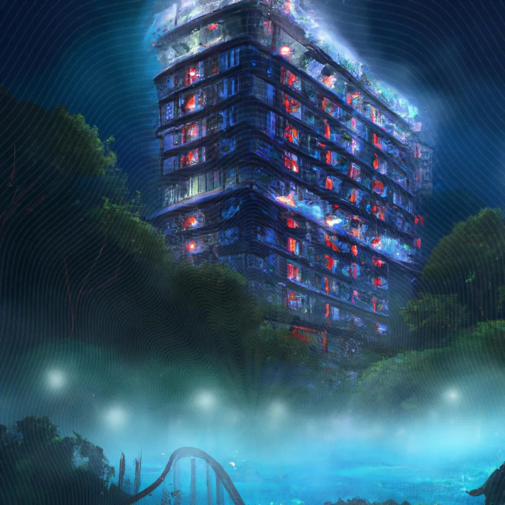 uma ilustração gráfica de hotel sesc espirito santo