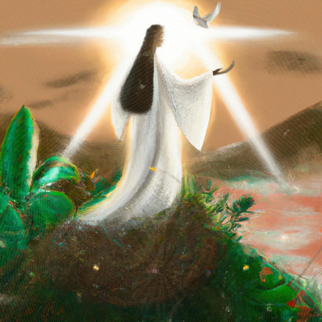 uma imagem em 3D de imagens de espirito santo