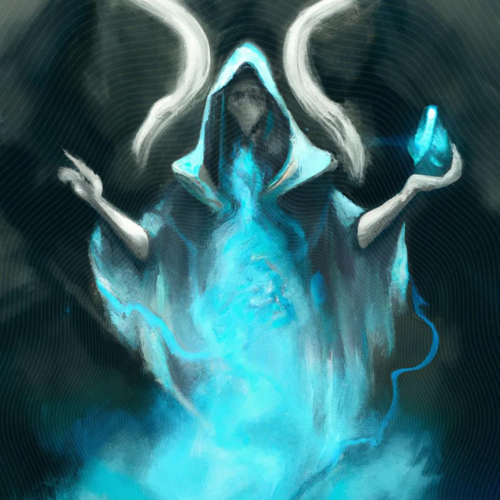 uma composição ilustrativa de imagens de espiritos