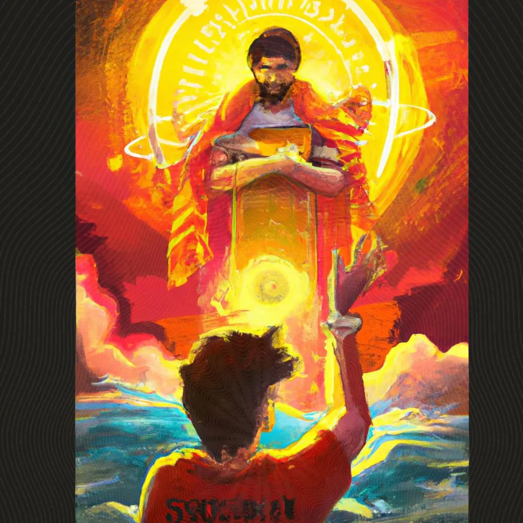 uma imagem imaginária de interpretação da bíblia segundo o espiritismo
