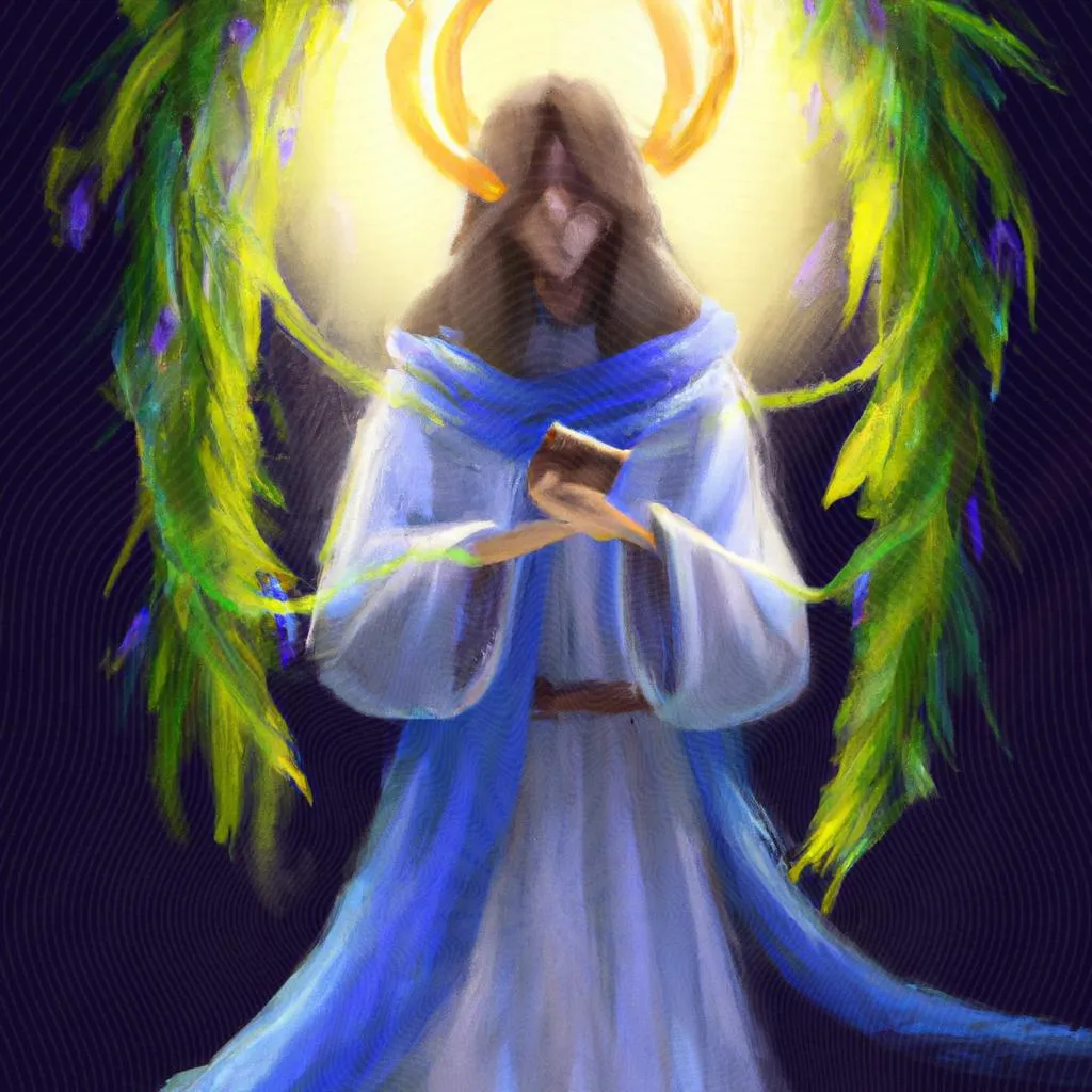 uma imagem impressionista de invocar espirito santo