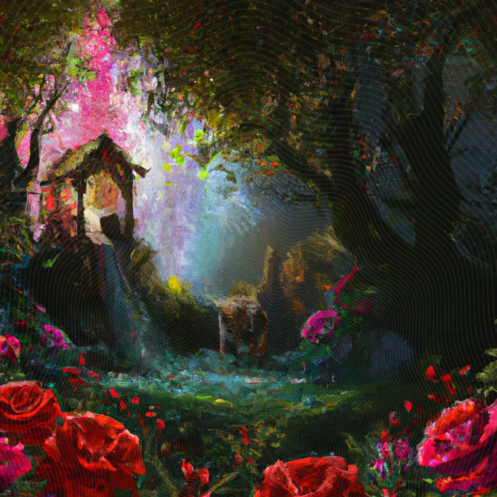 um mural artístico de jardim das rosas espirito santo do pinhal