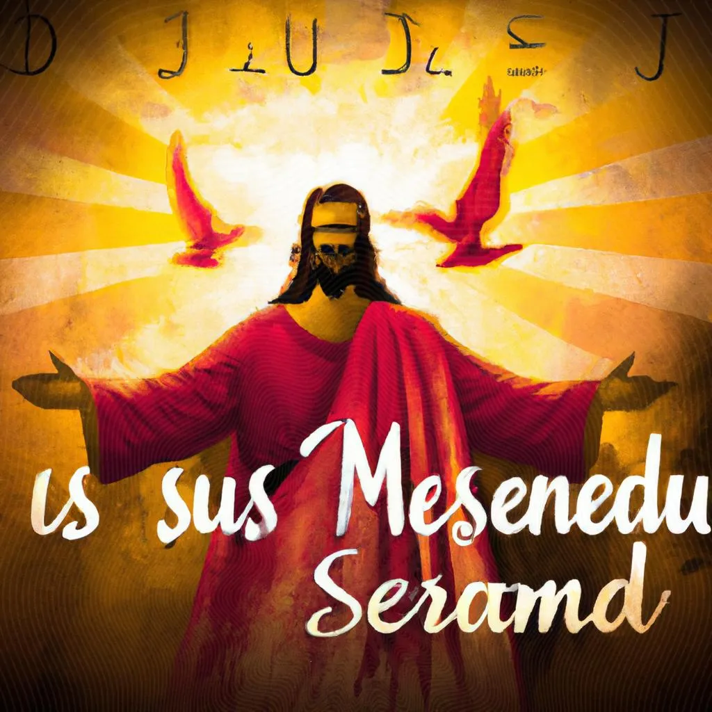 um esboço artístico sobre jesus manda teu espirito letra
