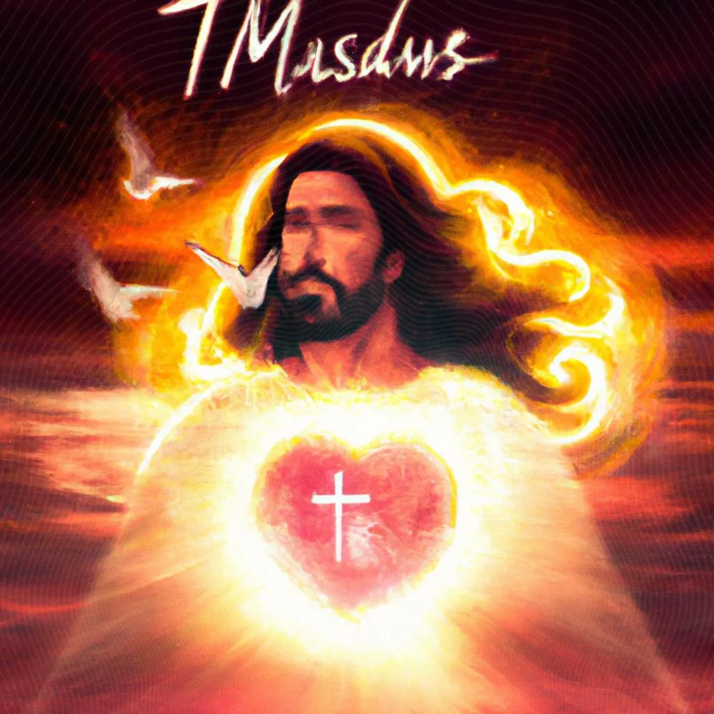 uma caricatura de jesus manda teu espirito para transformar meu coração