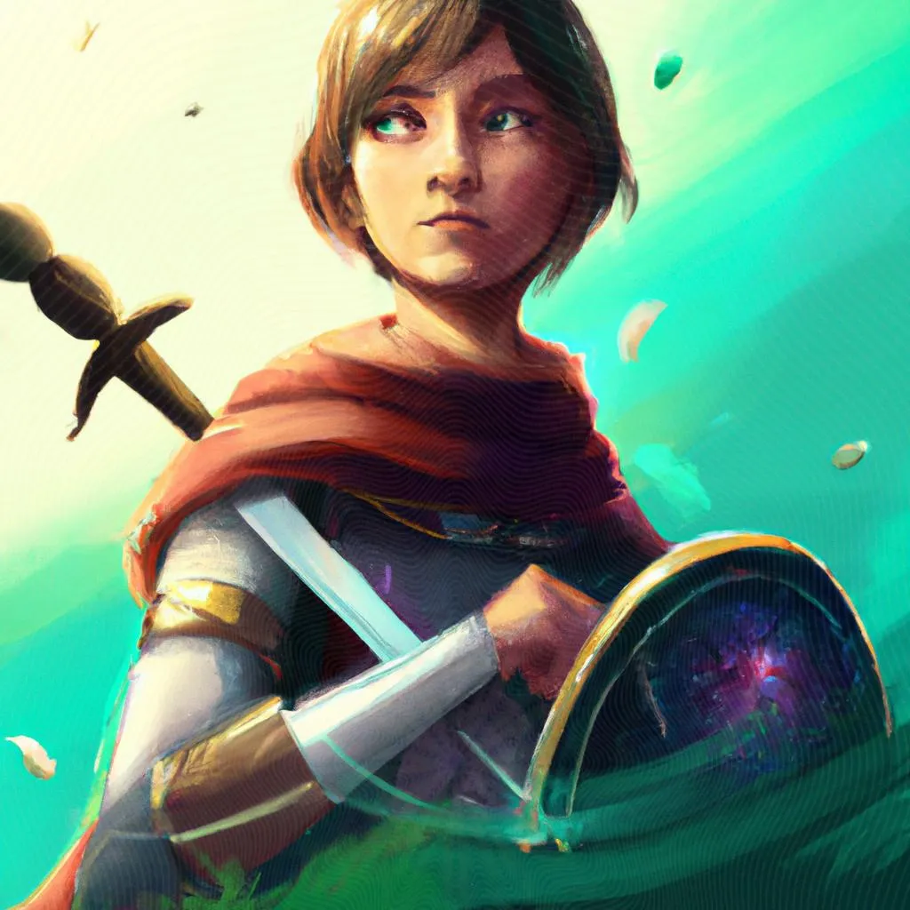 uma arte gráfica sobre joana d'arc espiritismo