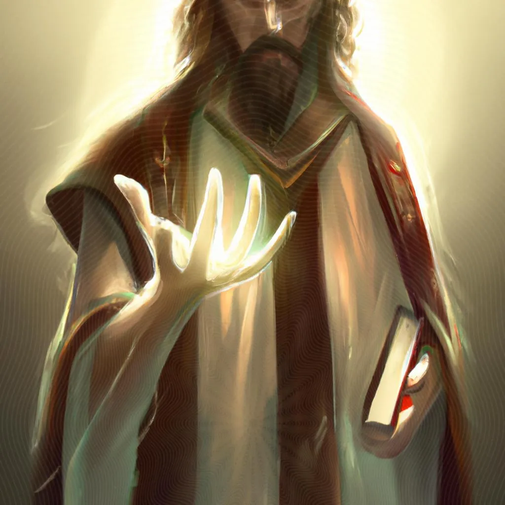 um contorno artístico de joão evangelista espiritismo
