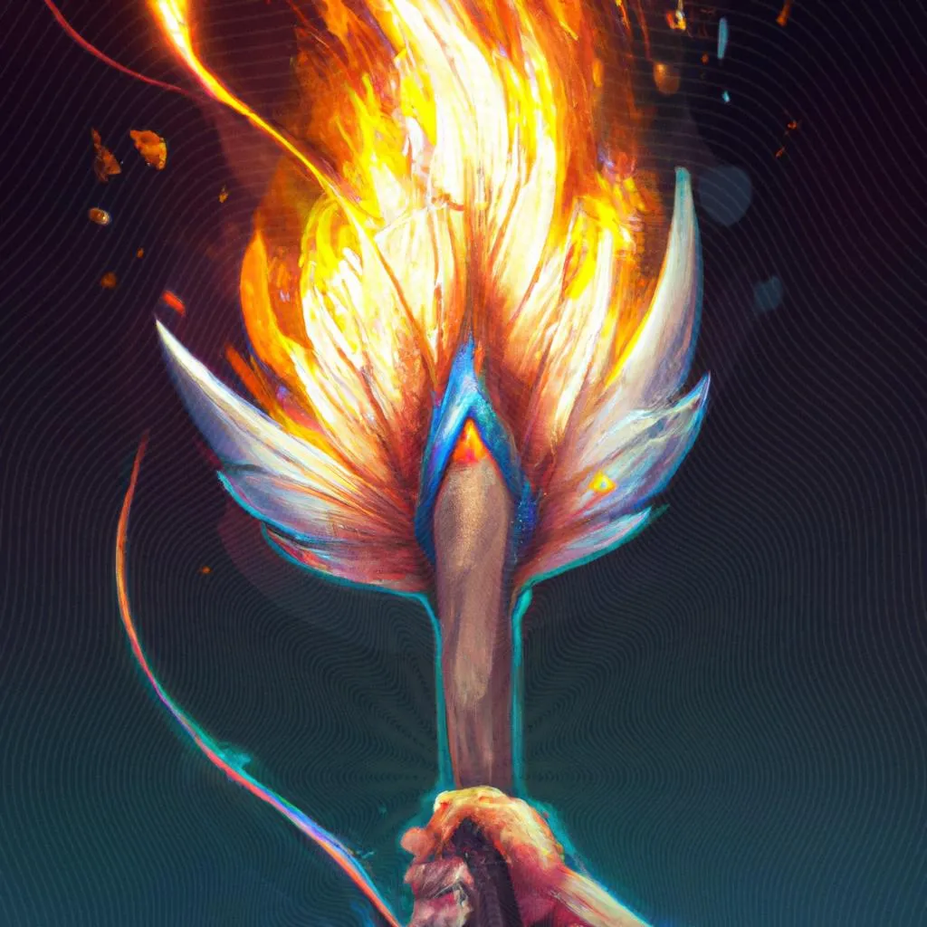 Lança do Espírito Chastiefol: Descubra o Poder da Magia 2 uma composição expressionista de lança do espirito chastiefol