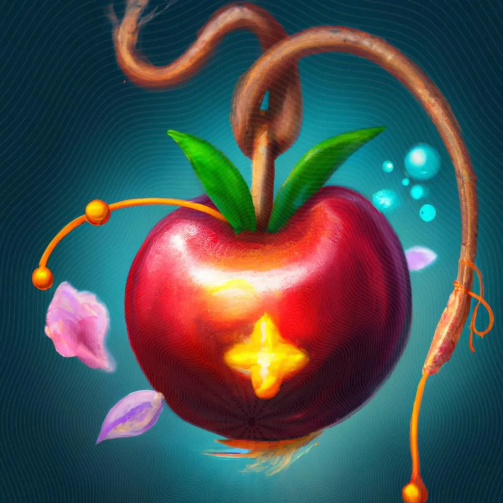 uma composição expressionista de lembrancinha fruto do espirito
