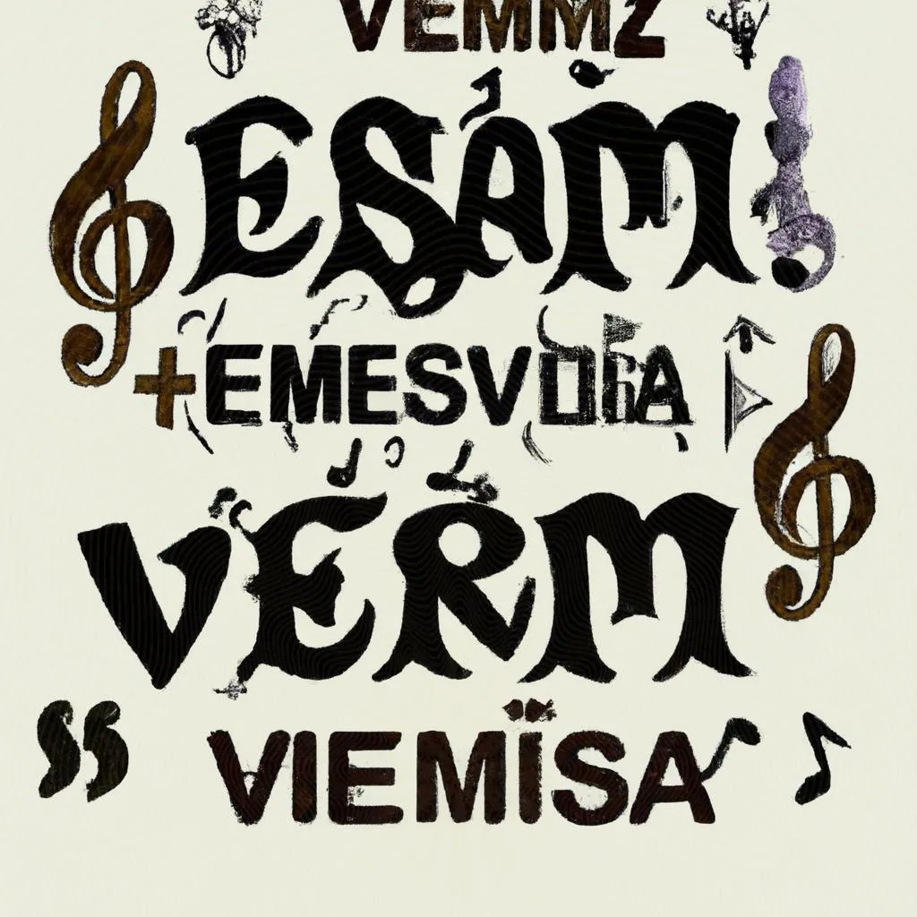 uma composição ilustrativa de letra da musica vem vem vem espirito santo